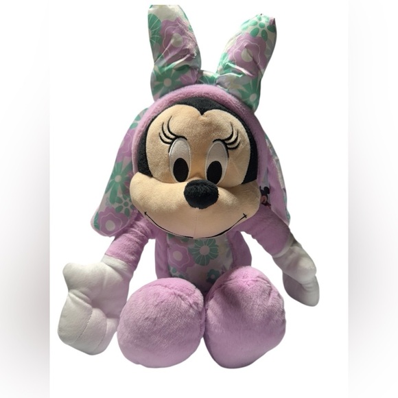 NWT Disney Easter Bunny Large Minnie Mouse Plush 19in - Picture 2 of 6